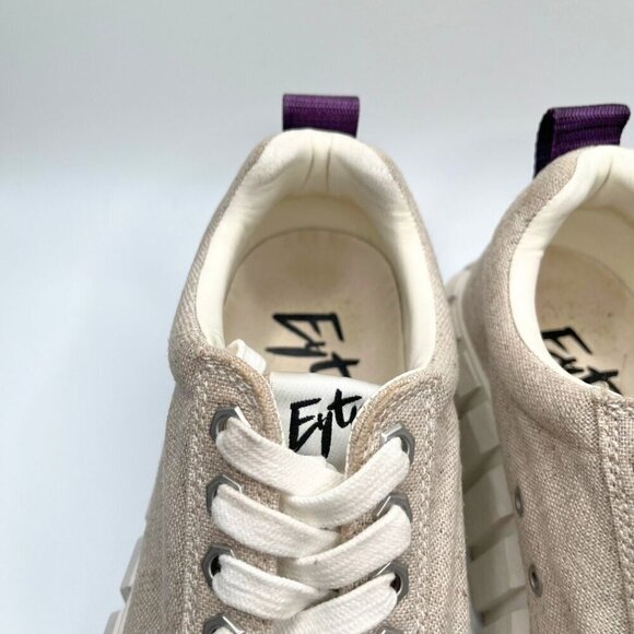 EYTYS ODESSA CANVAS CHUNKY SNEAKERS IN BEIGE - 7,5 US (38) - Picture 8 of 12